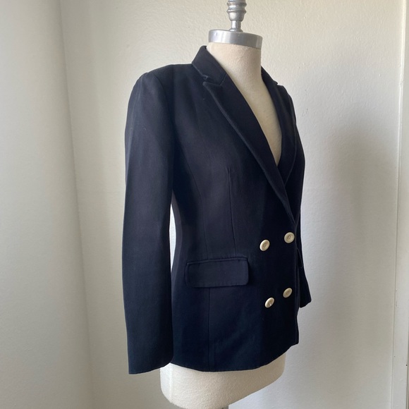 Sandro Paris Black Double Breasted Blazer 36/S - Picture 3 of 5